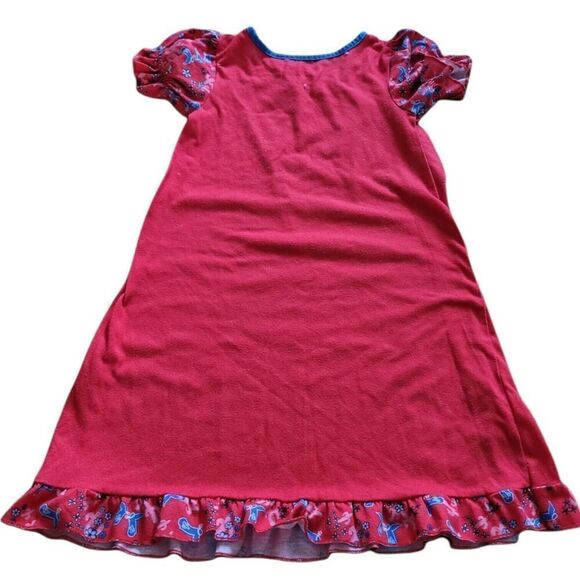 Disney Store Toy Story Nightshirt Nightgown Pajamas Jessie Bullseye Red Cowgirl - Picture 5 of 6
